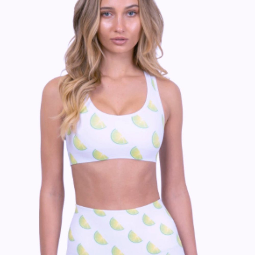 Morgan Stewart Sport Lime Sports Bra xs/s